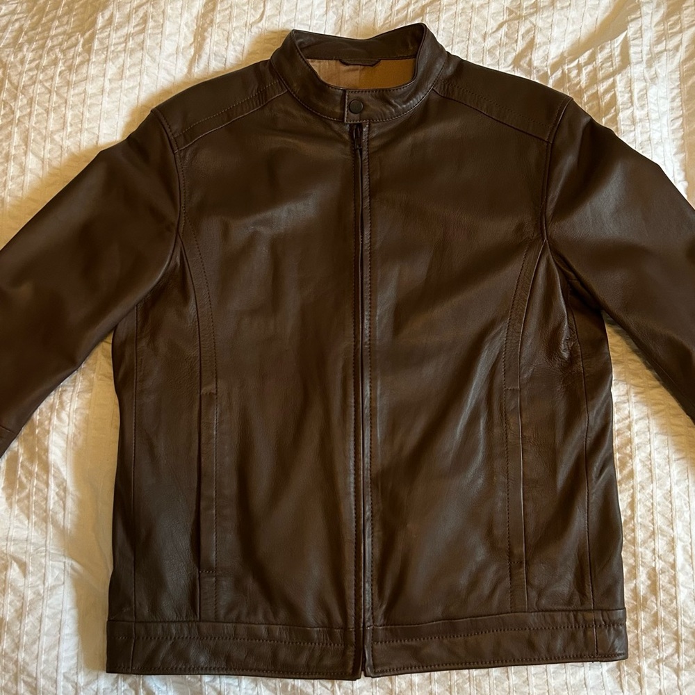 Danier Oversized Leather Jacket